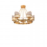 Quade Modern Brass Crystal Chandelier Quade Modern Brass Crystal Chandelier