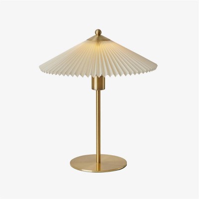 Isha Pleated Shade Table Lamp