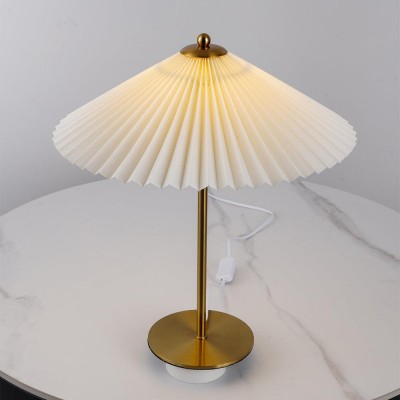 Isha Pleated Shade Table Lamp