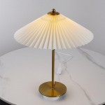 Isha Pleated Shade Table Lamp Isha Pleated Shade Table Lamp