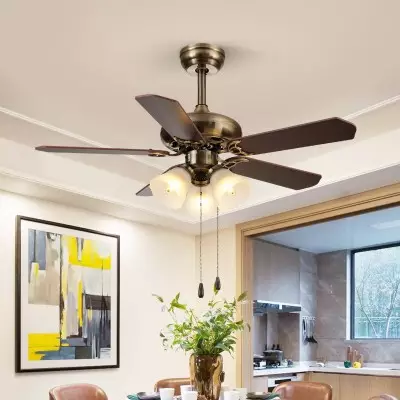 Raveena LED Indoor Low-profile Ceiling Fan with Light and Remote