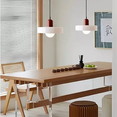 Xanadu Bauhaus Stained Glass Disc Pendant Light Xanadu Bauhaus Stained Glass Disc Pendant Light