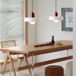 Xanadu Bauhaus Stained Glass Disc Pendant Light Xanadu Bauhaus Stained Glass Disc Pendant Light