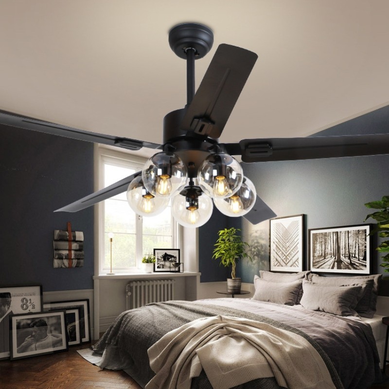 Smart Rustic Modern Ceiling Fans with Lights Ping Lighting
