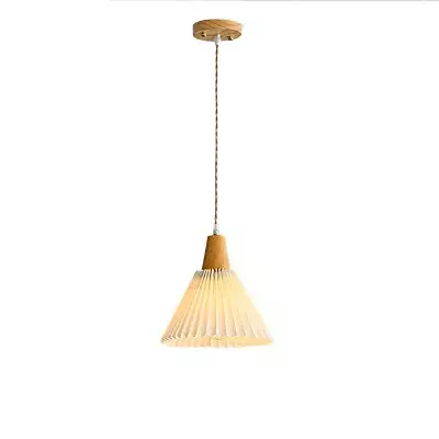 Giovanna Modern Beige Pleated Pendant Light Giovanna Modern Beige Pleated Pendant Light