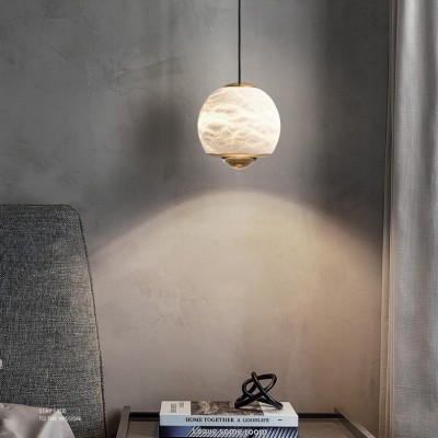 Gloria Alabaster Globe Pendant Lamp Gloria Alabaster Globe Pendant Lamp