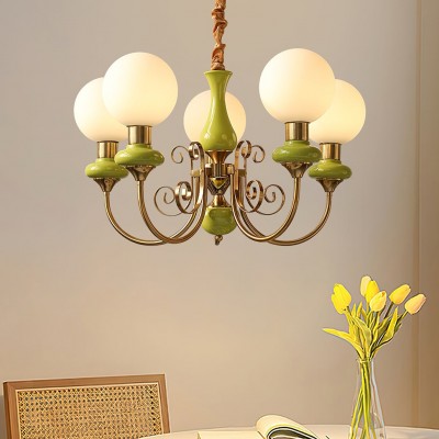 Klaus Onyx Milk Glass Chandelier Klaus Onyx Milk Glass Chandelier