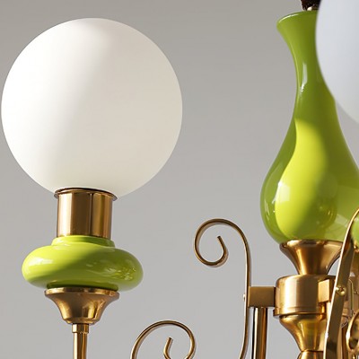Klaus Onyx Milk Glass Chandelier Klaus Onyx Milk Glass Chandelier