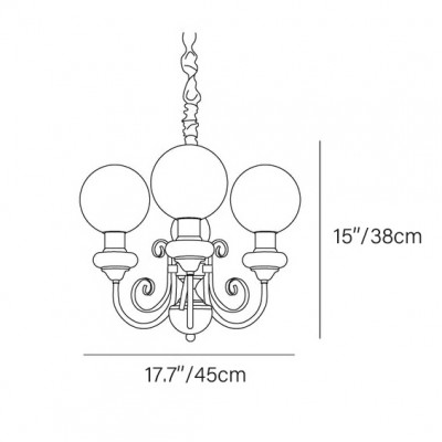 Klaus Onyx Milk Glass Chandelier Klaus Onyx Milk Glass Chandelier