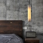 Guido Flute Cylindrical Alabaster Pendant Light