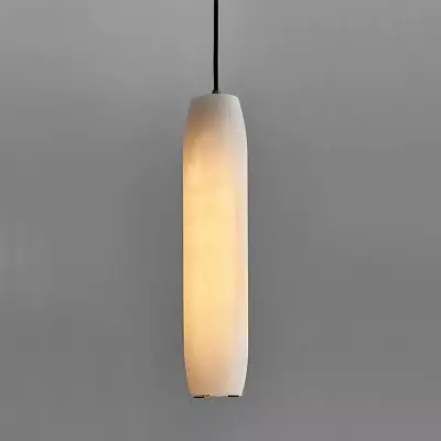 Guido Flute Cylindrical Alabaster Pendant Light Guido Flute Cylindrical Alabaster Pendant Light