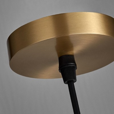 Guido Flute Cylindrical Alabaster Pendant Light