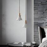 Helena Industrial Concrete Tapered Hanging Lights for Kitchen