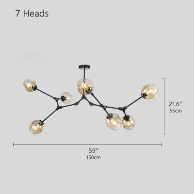 Amara Branching Bubble Chandelier Amara Branching Bubble Chandelier