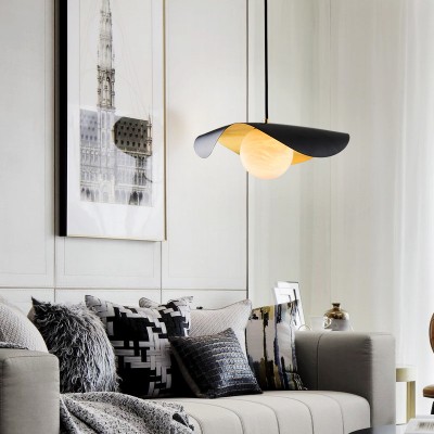 Ida Lotus Leaf Alabaster Pendant Light Ida Lotus Leaf Alabaster Pendant Light