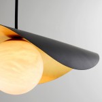 Ida Lotus Leaf Alabaster Pendant Light Ida Lotus Leaf Alabaster Pendant Light