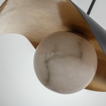 Ida Lotus Leaf Alabaster Pendant Light Ida Lotus Leaf Alabaster Pendant Light