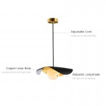 Ida Lotus Leaf Alabaster Pendant Light Ida Lotus Leaf Alabaster Pendant Light