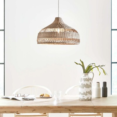 Wisteria Handmade Woven Rattan Pendant Light