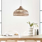 Wisteria Handmade Woven Rattan Pendant Light