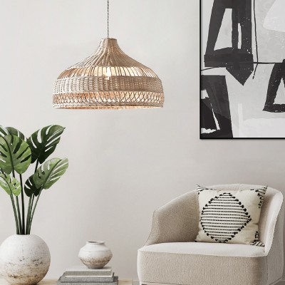 Wisteria Handmade Woven Rattan Pendant Light