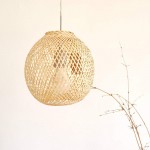 Ilario Japanese Woven Bamboo Pendant Light