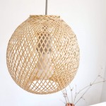 Ilario Japanese Woven Bamboo Pendant Light