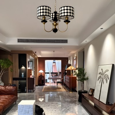 Thalia Polka Dot Drum Shade Lighting For Dining Room Thalia Polka Dot Drum Shade Lighting For Dining Room
