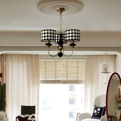 Thalia Polka Dot Drum Shade Lighting For Dining Room Thalia Polka Dot Drum Shade Lighting For Dining Room
