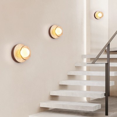 Ozora Japanese Style Wabi Sabi Wall Sconce Ozora Japanese Style Wabi Sabi Wall Sconce