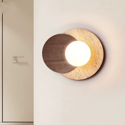 Ozora Japanese Style Wabi Sabi Wall Sconce Ozora Japanese Style Wabi Sabi Wall Sconce