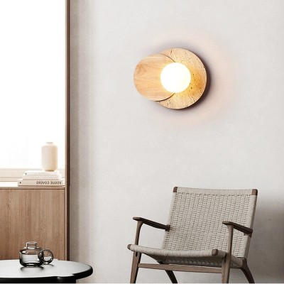 Ozora Japanese Style Wabi Sabi Wall Sconce Ozora Japanese Style Wabi Sabi Wall Sconce