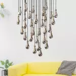 Peregrine Modern All-copper Crystal Raindrop Linear Chandelier