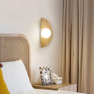 Ozono Japanese Wabi Sabi Semi-circular Wall Sconces Ozono Japanese Wabi Sabi Semi-circular Wall Sconces