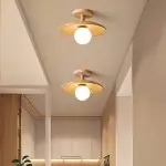 Oza Wooden Plafon Ceiling Light