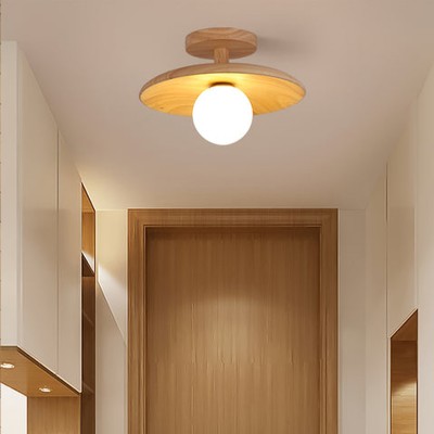 Oza Wooden Plafon Ceiling Light