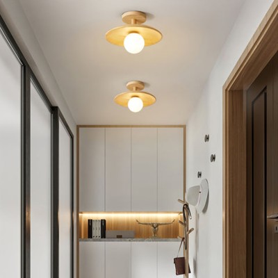 Oza Wooden Plafon Ceiling Light