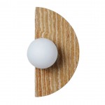 Ozono Japanese Wabi Sabi Semi-circular Wall Sconces