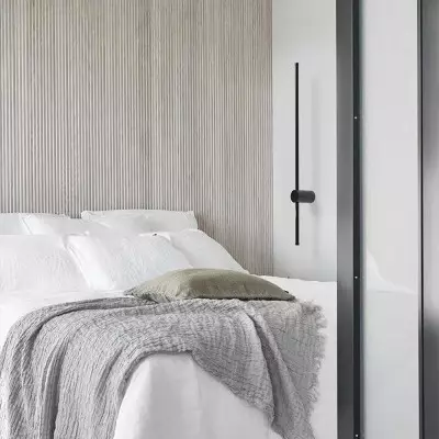 Aaradhya Modern Minimalist Rotatable Linear Black LED Wall Light Aaradhya Modern Minimalist Rotatable Linear Black LED Wall Light
