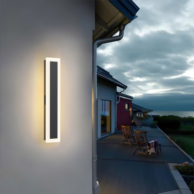 Nysa Minimalist Linear IP67 Waterproof LED Exterior Wall Lights For Porch Nysa Minimalist Linear IP67 Waterproof LED Exterior Wall Lights For Porch