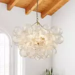 Quirin Luxurious Gold Round Crystal Chandelier Quirin Luxurious Gold Round Crystal Chandelier