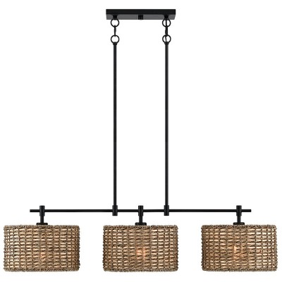 Raphael Beachy 3 Light Dimmable Drum Chandelier for Dining Room Raphael Beachy 3 Light Dimmable Drum Chandelier for Dining Room