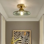 Zenon Retro Gailon Glass Semi Flush Mount Ceiling Light Zenon Retro Gailon Glass Semi Flush Mount Ceiling Light