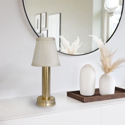 Mariana Cordless Battery Operated Pleated Shade Table Lamp Mariana Cordless Battery Operated Pleated Shade Table Lamp