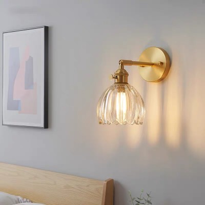 Elara Vintage Glass Tulip Sconce Elara Vintage Glass Tulip Sconce