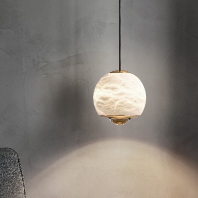 Gloria Alabaster Globe Pendant Lamp Gloria Alabaster Globe Pendant Lamp