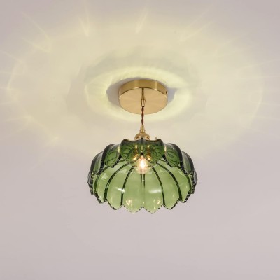 Jacinta Green Scalloped Pendant Light Jacinta Green Scalloped Pendant Light