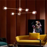 Rowan Glass Ball Molecular Chandelier