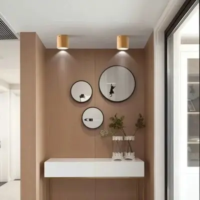 Neelam Wood Ceiling Lamp