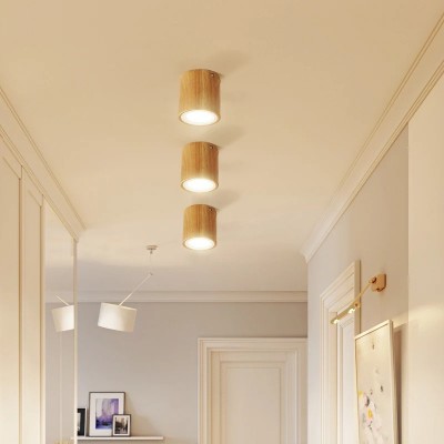 Neelam Wood Ceiling Lamp